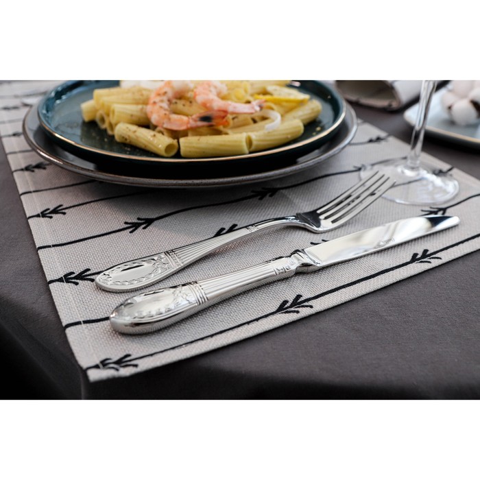 Нож столовый из нержавеющей стали «Беркли», длина 23,8 см, цвет серебряный - фото 1891324407
