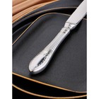 Нож столовый из нержавеющей стали «Беркли», длина 23,8 см, цвет серебряный - Фото 3