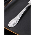 Вилка десертная «Беркли», длина 17 см, толщина 2.5 мм, нержавеющая сталь, серебристая - Фото 3