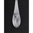 Вилка десертная «Беркли», длина 17 см, толщина 2.5 мм, нержавеющая сталь, серебристая - Фото 5