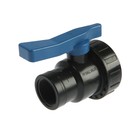 Кран шаровой ПНД Lammin, 1", внутренняя/внутренняя резьба - фото 24719575