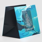 Пакет ламинированный «Мрамор», 25 × 23 × 18 см - Фото 3