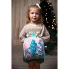 Рюкзак детский плюшевый «Зайчики Li и Lu у елки», 26×24 см - фото 3198009