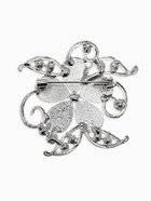 Брошь «Цветок» незабудка, цвет бело-радужный в серебре - Фото 2