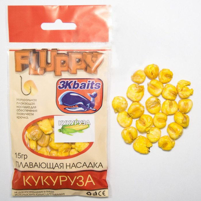 Кукуруза воздушная FLUPPY «Кукуруза», 15 г - Фото 1