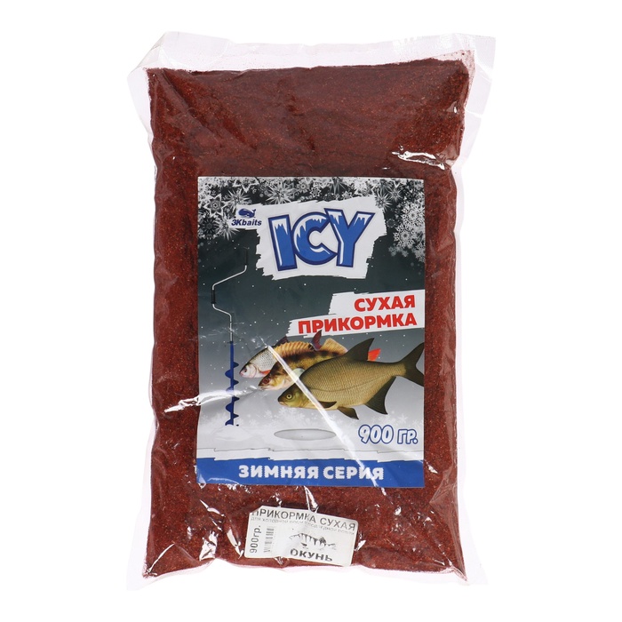Прикормка зимняя ICY «Окунь» сухая, пакет, 900 г - Фото 1