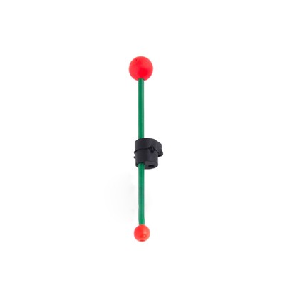 Сторожок «В-2Ф+2@», витой, полимер, 3-4 г, цвет зелёный