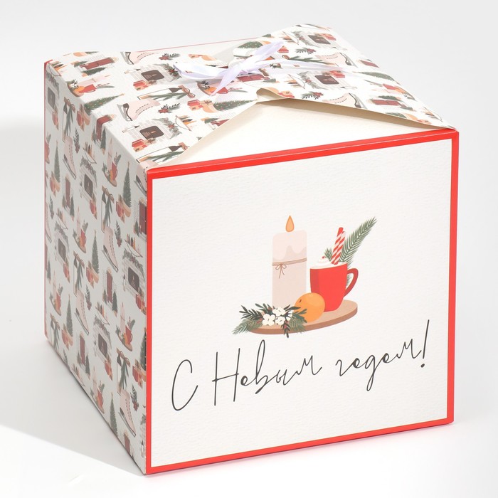Коробка складная «Хюгге», 18 × 18 × 18 см - Фото 1