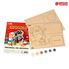 Роспись по дереву и аппликация наклейками «Новый год!», набор для творчества - фото 30310902