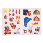 Роспись по дереву и аппликация наклейками «Новый год!», набор для творчества - фото 30310903