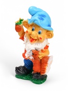 Садовая фигура из гипса «Гном с белкой», 39×15×25 см - фото 39547821