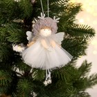 Елочная игрушка мягкая «Кукла», на подвесе, цвет МИКС - Фото 4