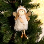 Елочная игрушка мягкая «Кукла», на подвесе, цвет МИКС - Фото 3