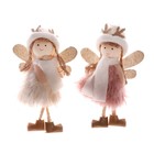 Елочная игрушка мягкая «Кукла», на подвесе, цвет МИКС - Фото 4