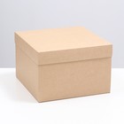 Коробка складная, крышка-дно, крафт, 30 х 30 х 20 см - фото 318959699