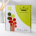 Набор столовый 7 предметов «Солнце», d=30 см - 1 шт, d=18 см - 6 шт, цвет чёрный - фото 804925019