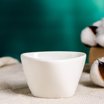 Горшок для цветов «Лайт», 100 мл, 8.4×7.5×4.5 см, керамический, белый