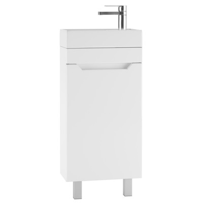 Тумба «Айсберг. Мечта», под раковину «Енисей 40», без ящика, 392×212×820 мм, цвет белый