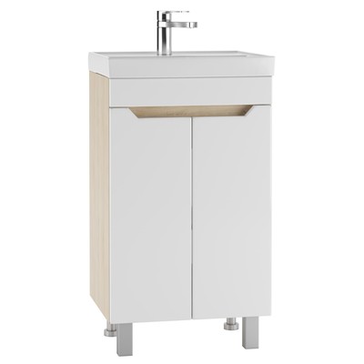 Тумба Айсберг Мечта под раковину Енисей 50, Дуб сонома, без ящика