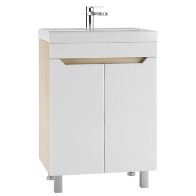 Тумба Айсберг Мечта под раковину Енисей 60, Дуб сонома, без ящика