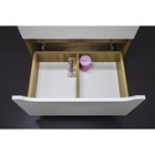 Тумба Домино Bruno, с 2 ящиками, 575×435×790 мм, под раковину Енисей 60, цвет белый матовый - Фото 7