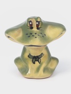 Набор для специй Кунгурская керамика «Лягушки», 2 предмета на подставке: солонка, перечница, зелёная - Фото 9