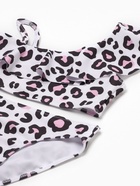 Купальник для девочки раздельный KAFTAN «Леопард», белый, рост 110-116 см - Фото 5