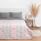 Покрывало хлопковое Этель «Инди» 180х240±5 см, цвет серо-розовый, 100%хлопок, 300гр/м2 - фото 21674999 Покрывало хлопковое Этель «Инди» 180х240±5 см, цвет серо-розовый, 100%хлопок, 300гр/м2 - фото 21674999