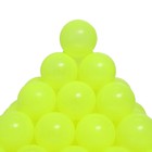 Набор шаров для бассейна 500 штук, цвет жёлтый, флуоресцентные, диаметр шара — 7,5 см - Фото 1