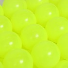 Набор шаров для бассейна 500 штук, цвет жёлтый, флуоресцентные, диаметр шара — 7,5 см - Фото 2