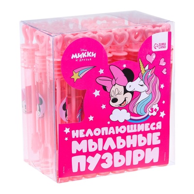 Мыльные пузыри нелопающиеся «Единорог», Минни Маус