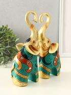 Набор фигурок полистоун «Африканский слон», 2 шт., 6×17×21 см - Фото 2