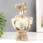 Сувенир полистоун "Бюст Дианы" серебро 7х11,5х19,5 см - фото 21675583