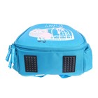 Рюкзак каркасный 36×28×17 см, + пенал, Bruno Visconti «CUTE OWLS. КОКЕТКА», бирюзовый - Фото 7