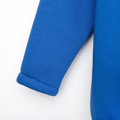 Костюм детский (худи, брюки) MINAKU: Basic Line KIDS, oversize, синий, рост 116 см