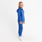 Костюм детский (худи, брюки) MINAKU: Basic Line KIDS, oversize, цвет синий, рост 140 - Фото 2