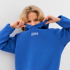 Костюм детский (худи, брюки) MINAKU: Basic Line KIDS, oversize, синий, рост 140 см - Фото 6