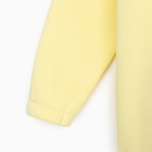 Костюм детский (худи, брюки) MINAKU: Basic Line KIDS, oversize, жёлтый, рост 152 см 7810267 - фото 9850421