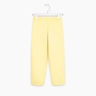 Костюм детский (худи, брюки) MINAKU: Basic Line KIDS, oversize, жёлтый, рост 152 см 7810267 - фото 9850425