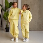 Костюм детский (худи, брюки) MINAKU: Basic Line KIDS, oversize, цвет жёлтый, рост 158 - Фото 18