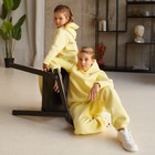 Костюм детский (худи, брюки) MINAKU: Basic Line KIDS, oversize, цвет жёлтый, рост 158 - Фото 19