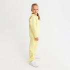 Костюм детский (худи, брюки) MINAKU: Basic Line KIDS, oversize, цвет жёлтый, рост 158 - Фото 2