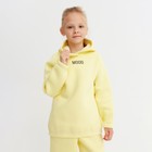 Костюм детский (худи, брюки) MINAKU: Basic Line KIDS, oversize, цвет жёлтый, рост 158 - Фото 4