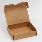 Коробка подарочная новогодняя складная рифлёная «Новый год», 21?15?5 см (комплект 2 шт) - фото 21676396