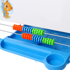 Мольберт детский двусторонний «Доска знаний», регулируется по высоте, учебные принадлежности, голубой - Фото 6