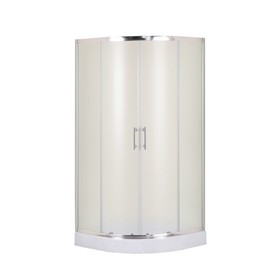Душевое ограждение Taliente TA-09091MP, 180×90 см, матовое, полукруглое, 6 мм, хром