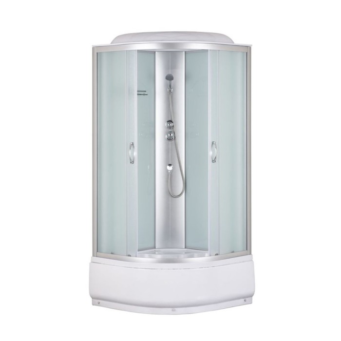 Душевая кабина Taliente TA-9090M, 90×90×215 см, глубокий поддон 40 см, стекло матовое - Фото 1