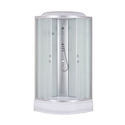 Душевая кабина Taliente TA-9091M, 90×90×215 см, средний поддон 25 см, стекло матовое