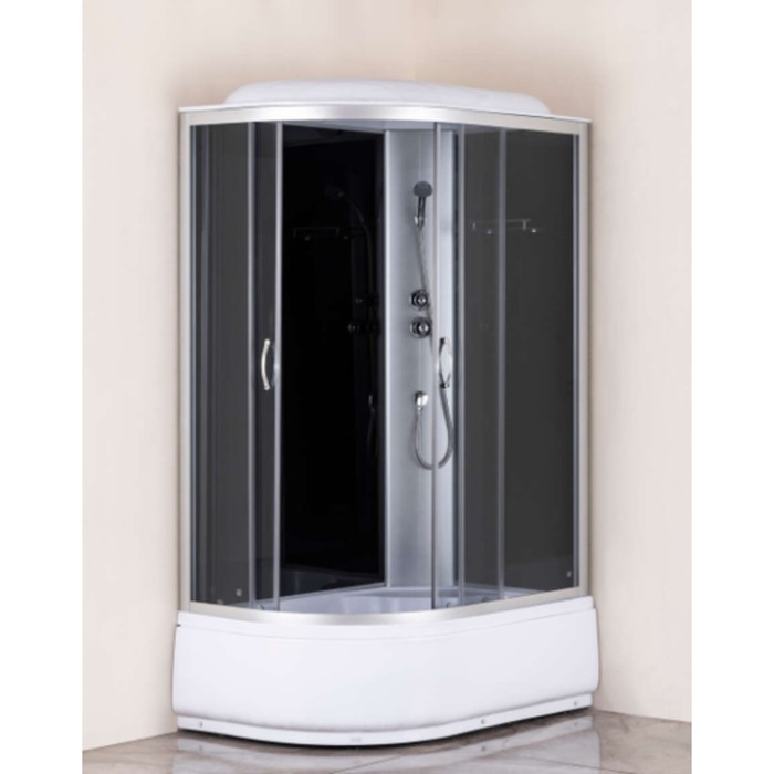 Душевая кабина Taliente TA-12080GL, 120×80×215 см, глубокий поддон, левая, стекло тонированое - Фото 1