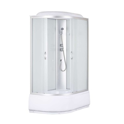 Душевая кабина Taliente TA-12080ML, 120×80×215 см, глубокий поддон, левая, стекло матовое